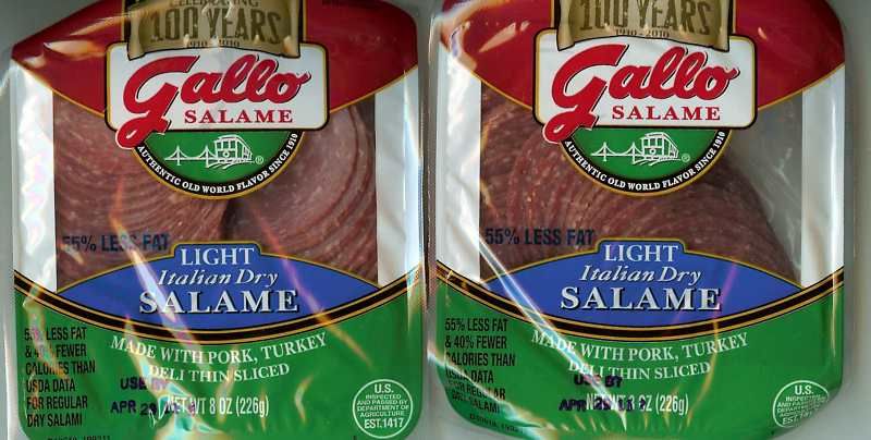 Gallo LIGHT Salami N0 REFIG UNTIL OPENED 55%LESSs Fat  