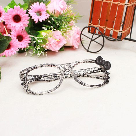 Hello Kitty bow Style Lovely Kawaii Frame Glasses Cosplay For the 