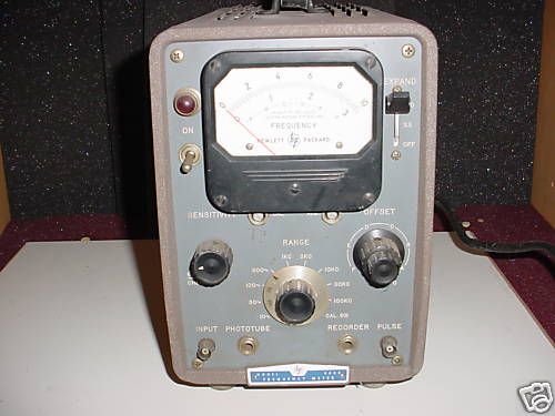 HP 500B FREQUENCY METER VINTAGE  