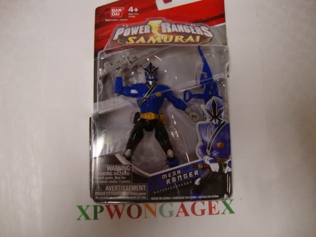 Power Rangers Samurai Blue Mega Ranger NEW Water  