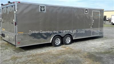   5X24 ENCLOSED CARGO CAR HAULER TRAILER   STAGE 2 RACE PACKAGE  