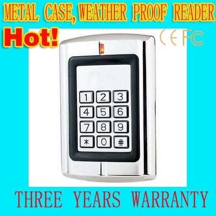 Wiegand26 Metal Case RFID Reader Keypad Weatherproof  