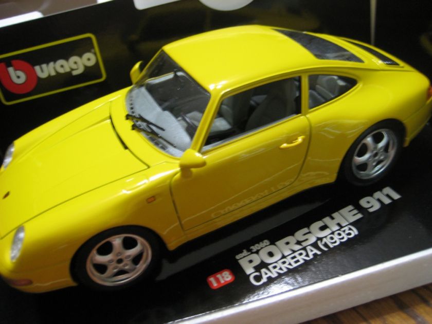 Bburago (Italy) Porsche 911 Carrera Coupe 1993 118 NIB  