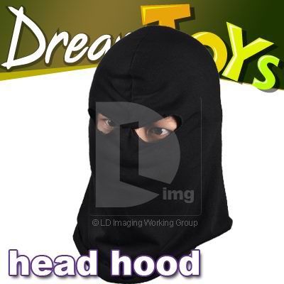 Hole Winter mask ski cap head cover snow cold BLACK color DH137 