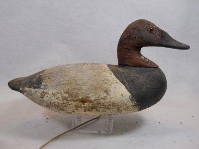   Working Canvasback Drake Duck Decoy by John Graham Charlestown, MD