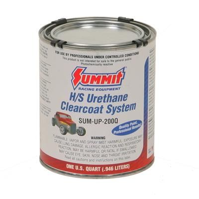 Summit Paint Single Stage High Solids Acrylic Urethane Gloss Clear 