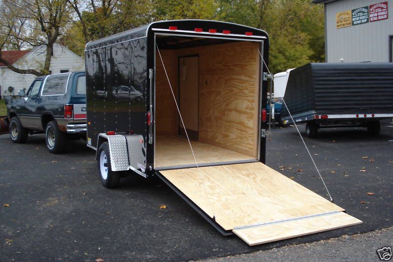 2012 6x12 Cargo Trailer, Motorcycle Trailer  