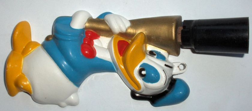 VINTAGE DISNEY DONALD DUCK FIGURINE WALL LAMP RUSSIAN  