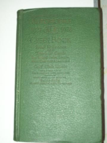 AUTOMOBILE 1927 ALA 1928 GREEN BOOK ROAD REFERENCES TOU  