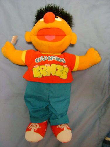 SESAME STREET New 17 ERNIE Sing Clap Your Hands DOLL  