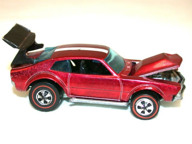 VINTAGE REDLINE HOT WHEELS 1969 MIGHTY MAVERICK RED HOTWHEELS DIECAST 