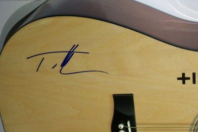 TIM MCGRAW Autograph Natural Copley Acoustic Guitar BODY Signed COA 