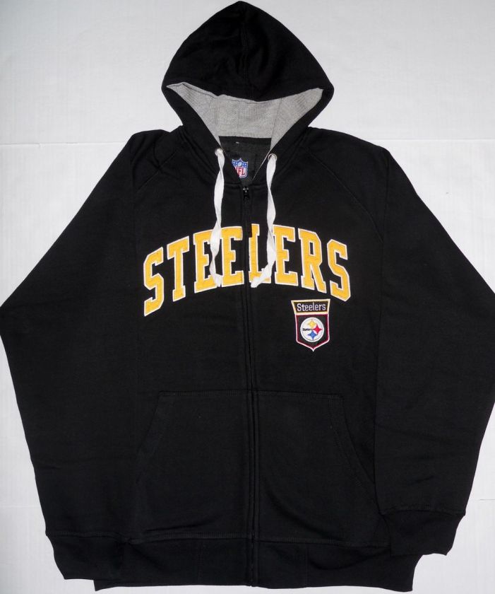 PITTSBURGH STEELERS MENS G 111 ZIP FLEECE HOODIE  