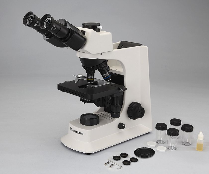 Microscope Head Seidentopf type trinocular head. 30 degree incline 