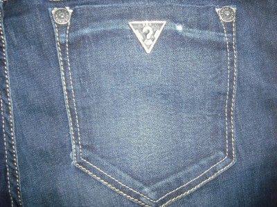 NEW WOMENS RARE GUESS PREMIUM POWER SKINNY ZIPPER JEANS 00 23  