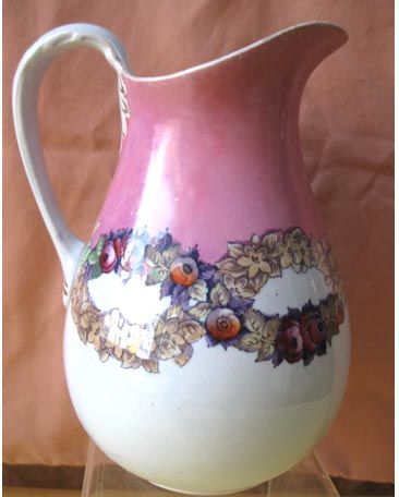 Vintage IRONSTONE PITCHER,Weir & Son  