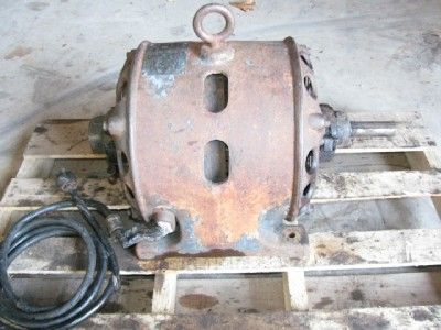 Antique Vintage 1915 Century 2 HP Repulsion Start Electric Motor Works 