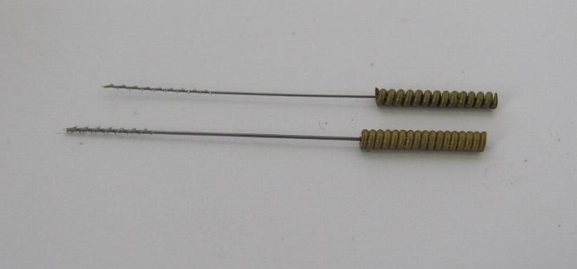 WWII GERMAN ANTIQUE DENTAL NERVE EXTRACTING SPIRAL NEEDLES – 2 VIALS 