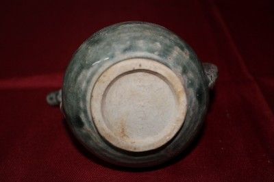 ANTIQUE THAILAND SUKHOTHAI SIAM STONEWARE PERFUME BOTTLE CERAMIC 