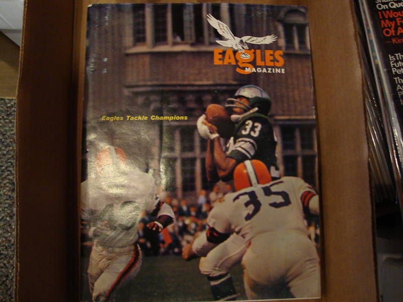 1965 PHILADELPHIA EAGLES NFL FOOTBALL GAMEDAY MAGAZINE  
