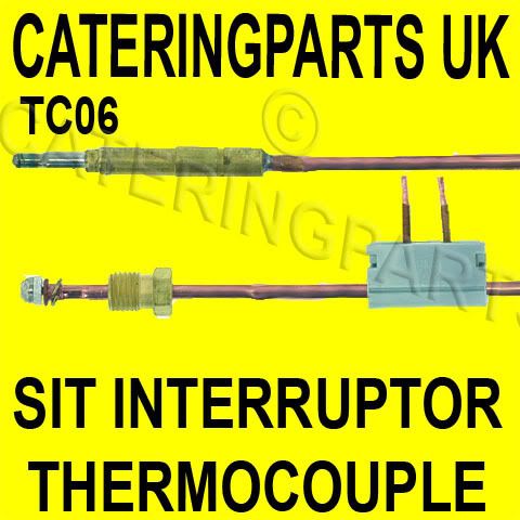 TC06 SIT INTERRUPTOR GAS VALVE THERMOCOUPLE 1000mm M9X1  