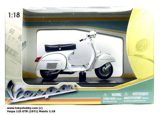 Vespa 125 GTR (1971) w 118 Maisto RARE  