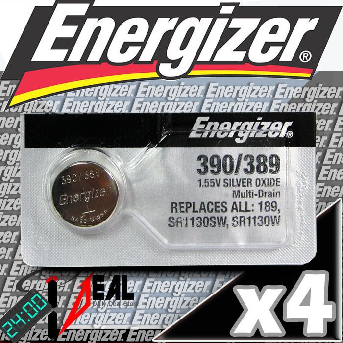 PC ENERGIZER Watch Batteries 390/389 189 SR1130SW NEW  