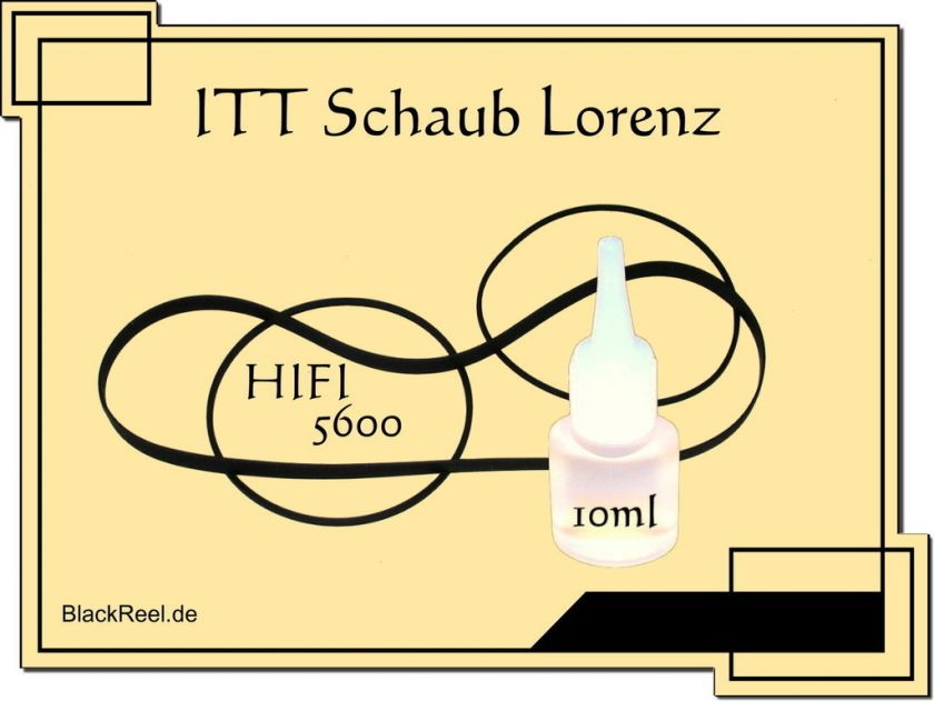 ITT Schaub Lorenz 5600 HIFI Cassette Service Kit 2 Kompaktanlage 