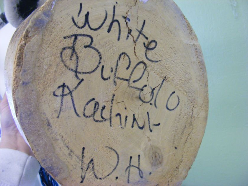 Antique Kachina Doll White Buffalo Navajo Hopi 3 Foot  