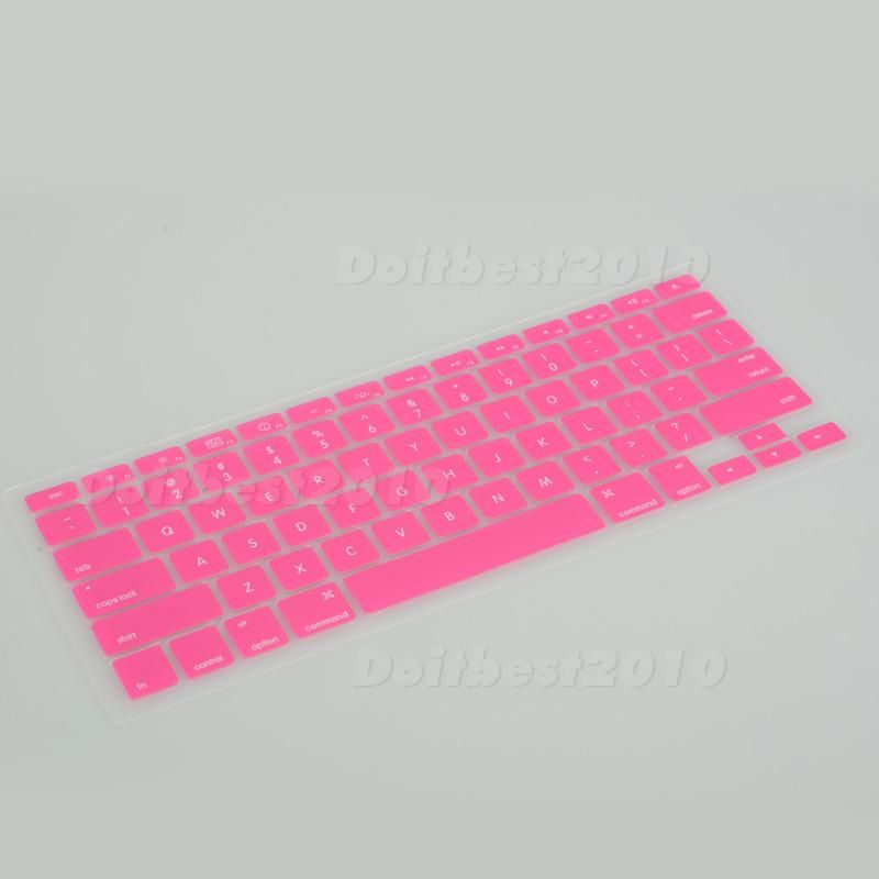 1PCS Silicone Keyboard cover skin for macbook PRO 13.3 (1/9 Colors 