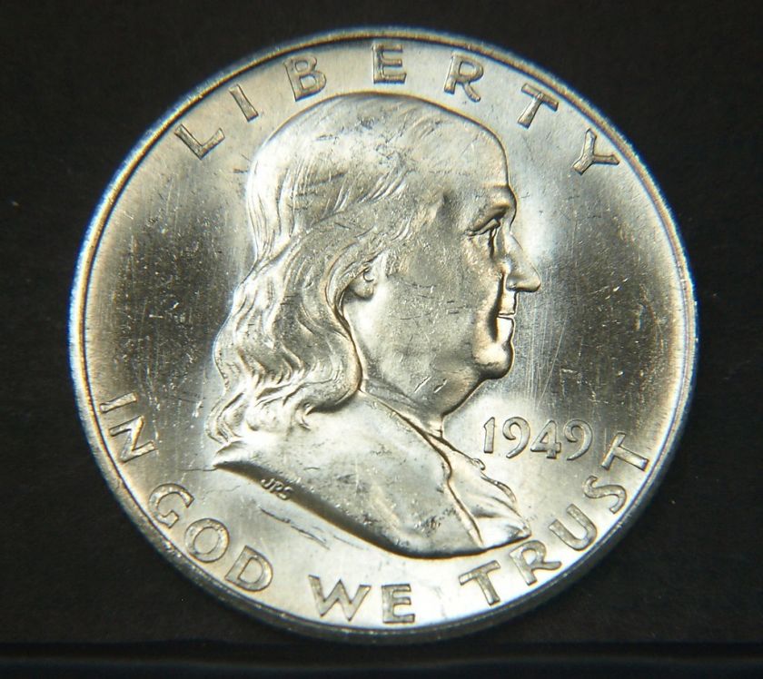 1949 S Franklin Half Dollar BU/CH BU (P19942)  