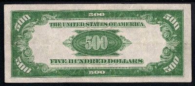 KD 1934 $500 Five Hundred Dollar Bill VF++ Boston *LGS* Federal 