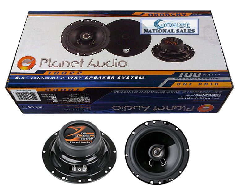   PACKAGE TQ622 6.5 2 WAY 200 WATT ANARCHY CAR AUDIO SPEAKERS TQ 622