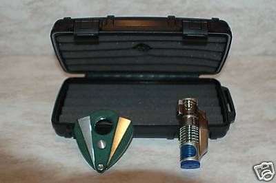 Cigar Caddy 5 Stick Humidor & XiKAR Xi2 Cutter NIB  