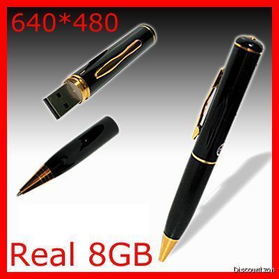 Spy PEN Camera/Pinhole Camcorder + Voice Recorder 8GB  