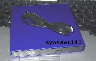 External USB Blue CD Burner DVD Drive Dell Mini 10 10v  