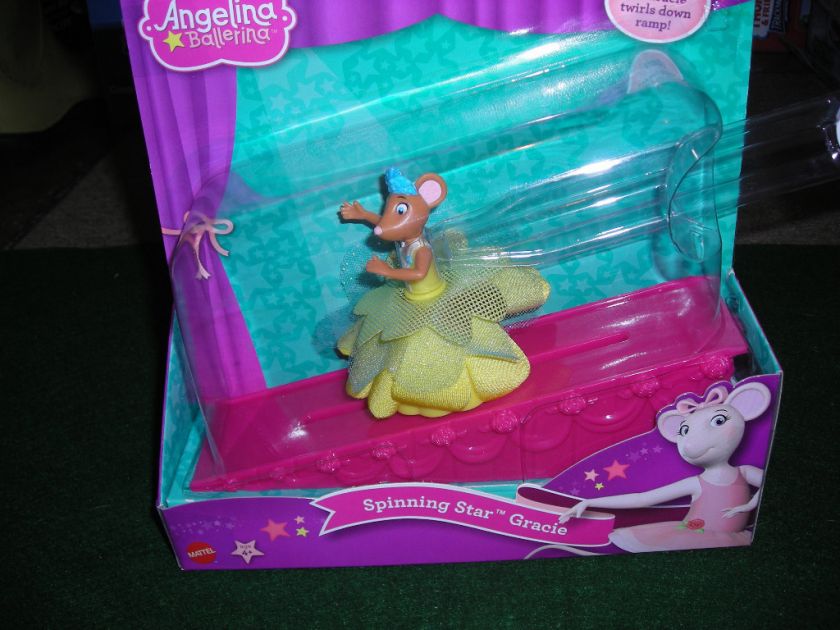 Mattel Angelina Ballerina Spinning Star Angelina Gracie Toy Mouse 