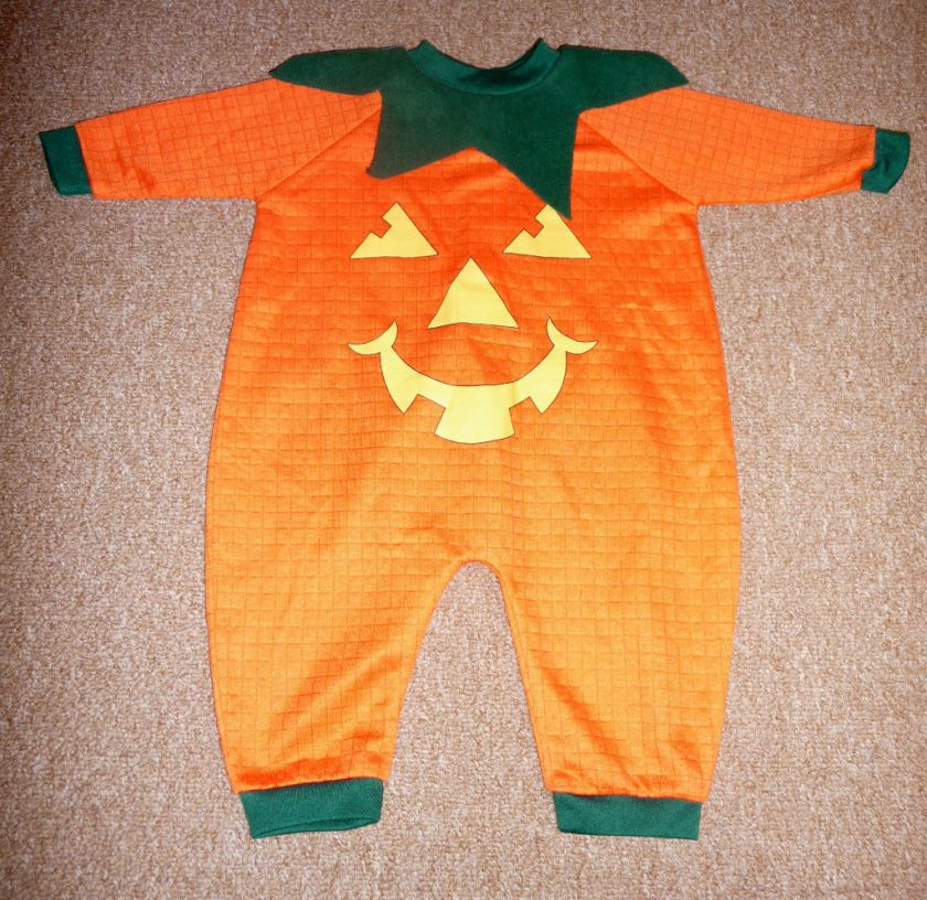 Happy Halloween Babygro Pumpkin Bodysuit Outfit Costume 3 6 Months 