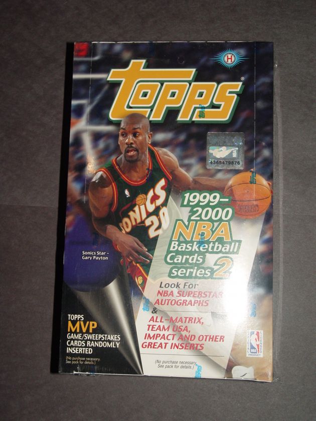 1999 2000 topps basketball nba series 2 trading cards hobby factory 