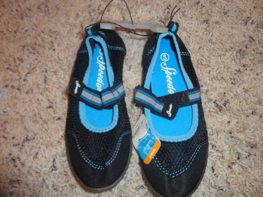 Speedo Girls (junior size) blue swim river water shoes size SMALL 13/1 