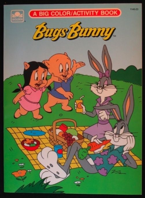 BUGS BUNNY COLORING BOOK 1989   UNUSED  