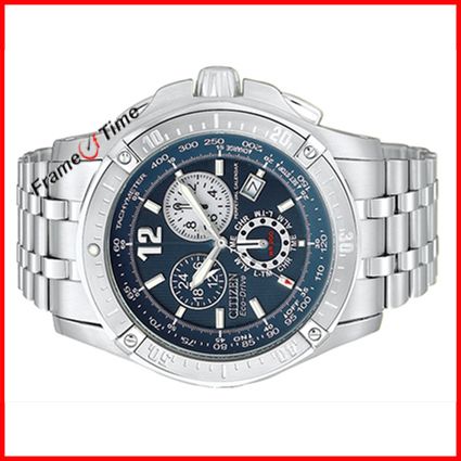   Eco Drive Alarm Chronograph Perpetual Calendar Watch BL5370 51L  