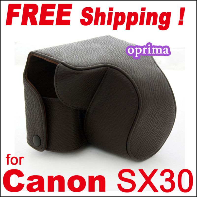 Leather Case bag Canon PowerShot SX30 IS Digital Camera  