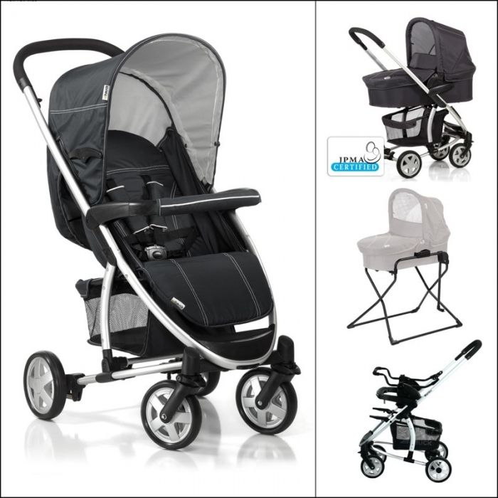 Hauck Malibu Stroller   Charcoal   Hauck Baby, Black Baby traveler 