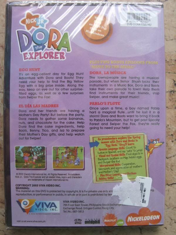 Egg Hunt Dora the Explorer Brand NEW DVD SEALED  