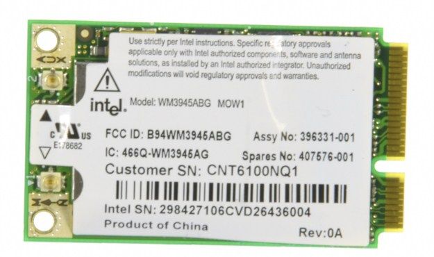   is for a Hp Compaq NC6320 15 Laptop Parts Wifi Wireless G Card