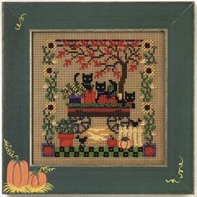 MILL HILL Button&Beads CROSS STITCH KIT  Scaredy Cats  