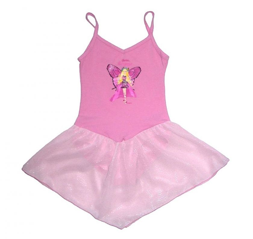 NWT Barbie Ballet Leotard Tutu Dance Dress Sz 4 7 years  