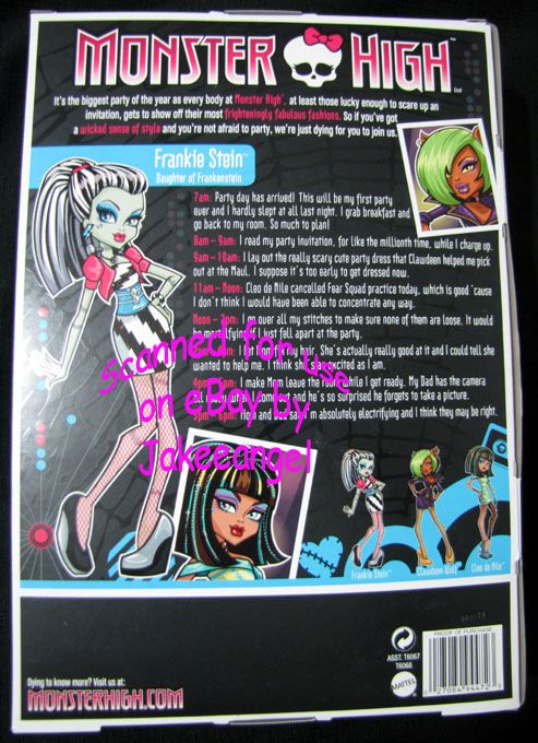   determinado de Frankie Stein Cleo el Nilo Clawdeen de alto de monster