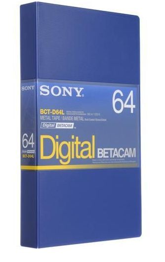 Sony BCTD 64L Digital Betacam Video Cassette (NEW tape)  